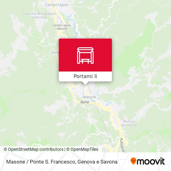 Mappa Masone  / Ponte S. Francesco