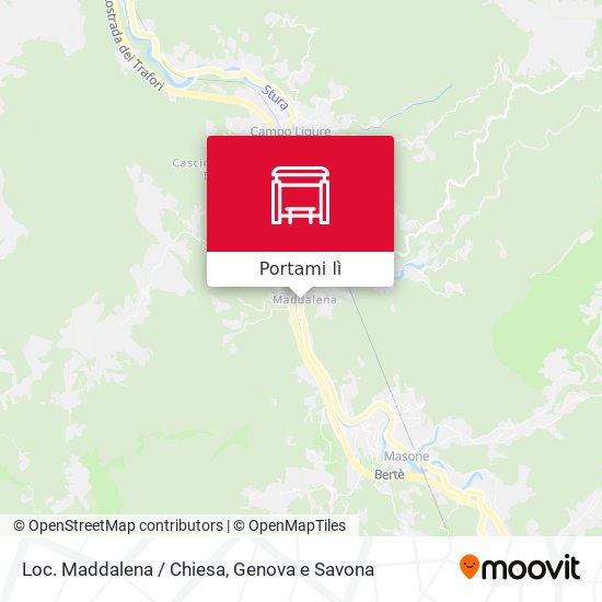 Mappa Loc. Maddalena / Chiesa