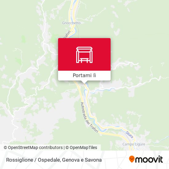 Mappa Rossiglione / Ospedale