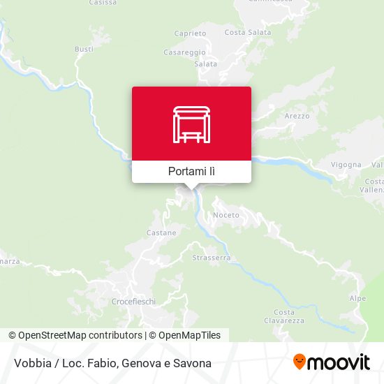 Mappa Vobbia / Loc. Fabio