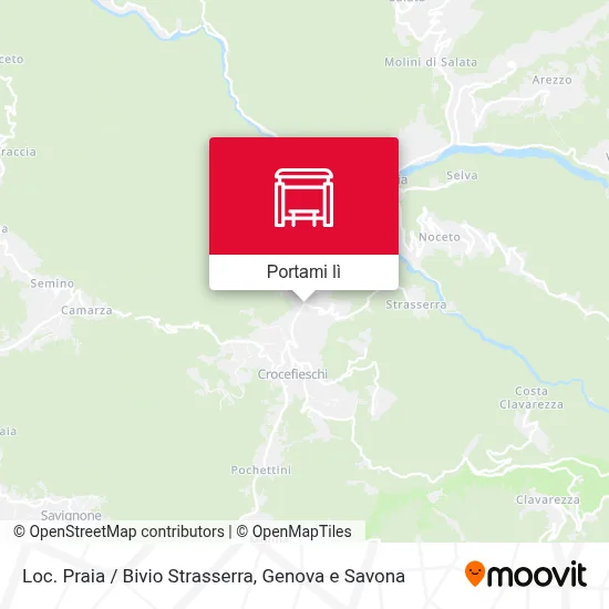 Mappa Loc. Praia / Bivio Strasserra