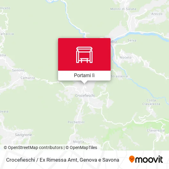 Mappa Crocefieschi / Ex Rimessa Amt