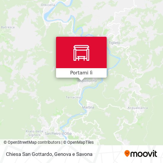 Mappa Chiesa San Gottardo