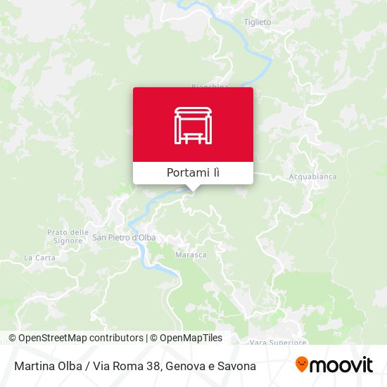 Mappa Martina Olba / Via Roma 38