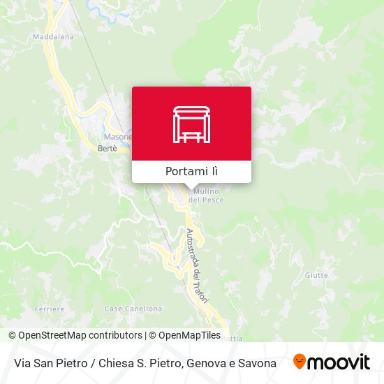 Mappa Via San Pietro / Chiesa S. Pietro