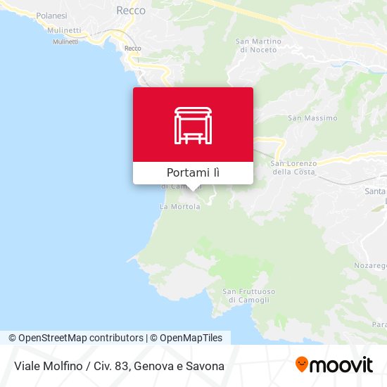 Mappa Viale Molfino / Civ. 83