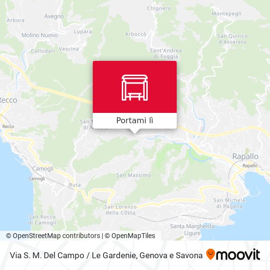 Mappa Via S. M. Del Campo / Le Gardenie