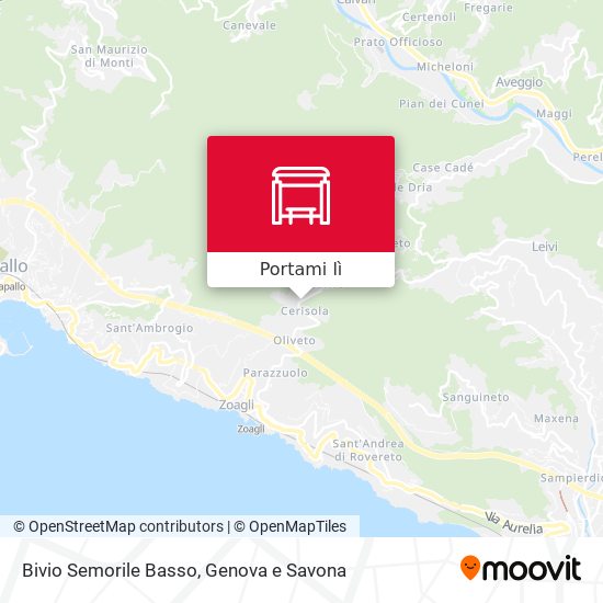 Mappa Bivio Semorile Basso