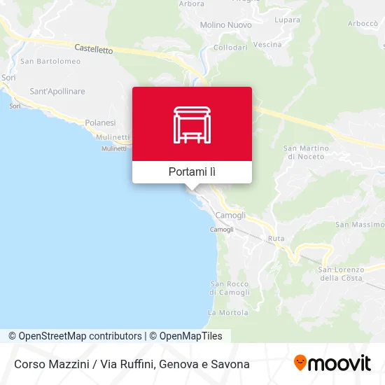 Mappa Corso Mazzini / Via Ruffini