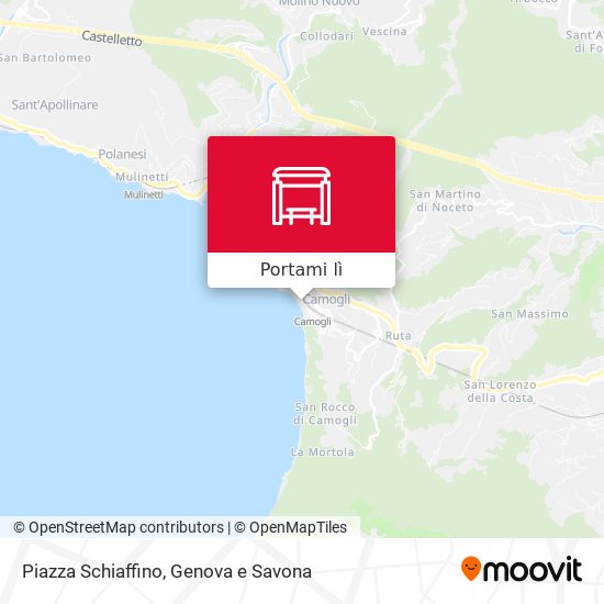 Mappa Piazza Schiaffino