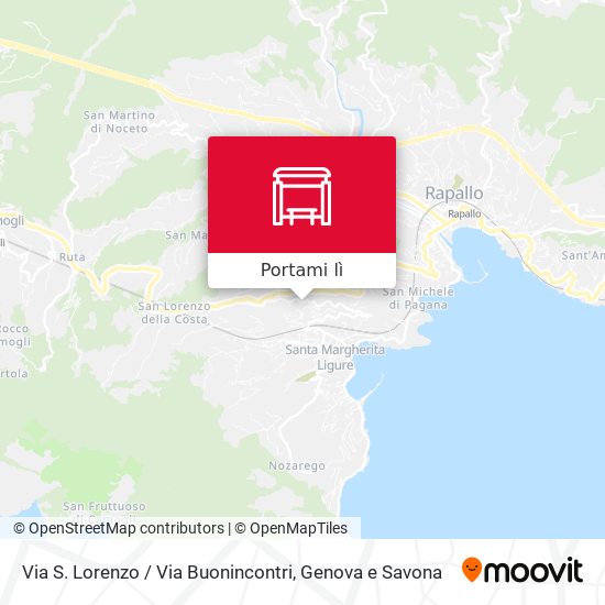 Mappa Via S. Lorenzo / Via Buonincontri