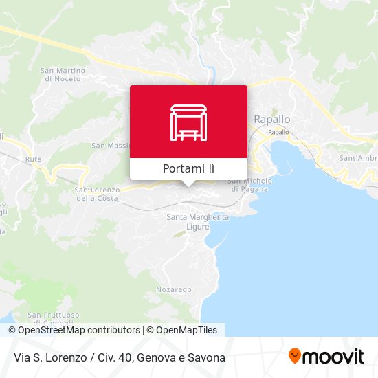 Mappa Via S. Lorenzo / Civ. 40