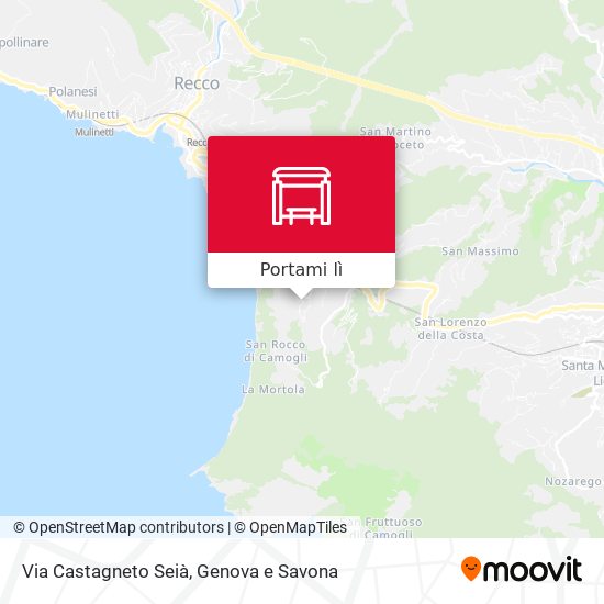 Mappa Via Castagneto Seià