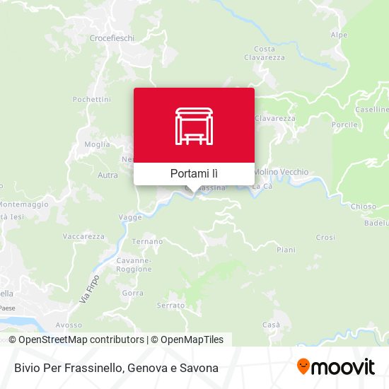 Mappa Bivio Per Frassinello