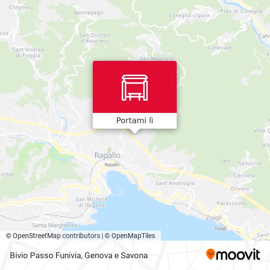 Mappa Bivio Passo Funivia