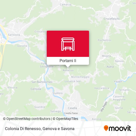 Mappa Colonia Di Renesso