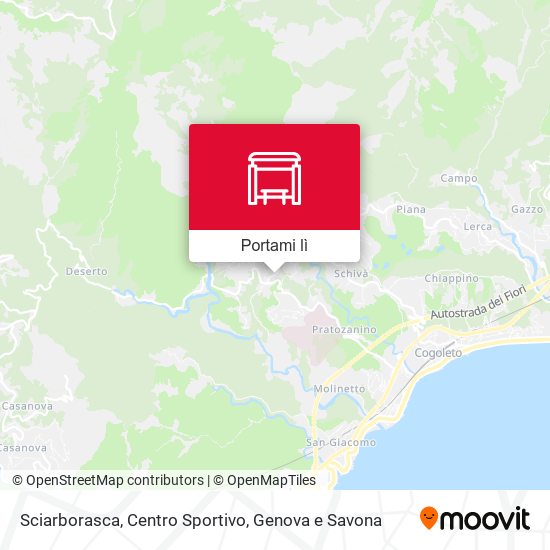 Mappa Sciarborasca, Centro Sportivo