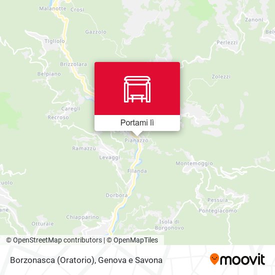 Mappa Borzonasca (Oratorio)
