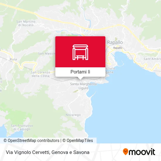 Mappa Via Vignolo Cervetti