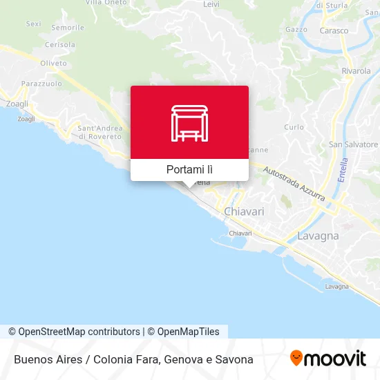 Mappa Buenos Aires / Colonia Fara