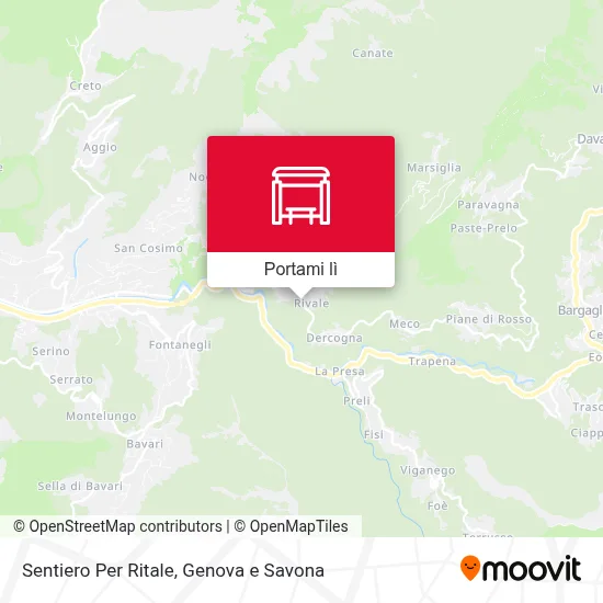Mappa Sentiero Per Ritale