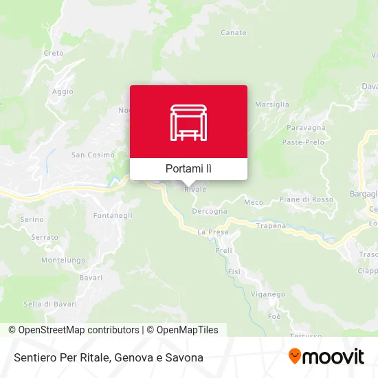 Mappa Sentiero Per Ritale