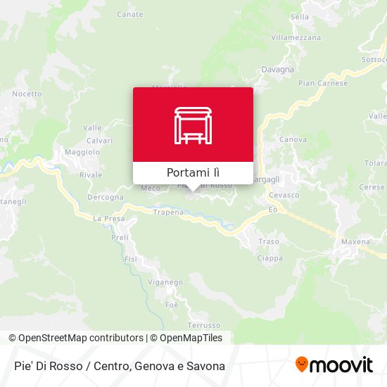 Mappa Pie' Di Rosso / Centro