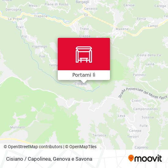Mappa Cisiano / Capolinea