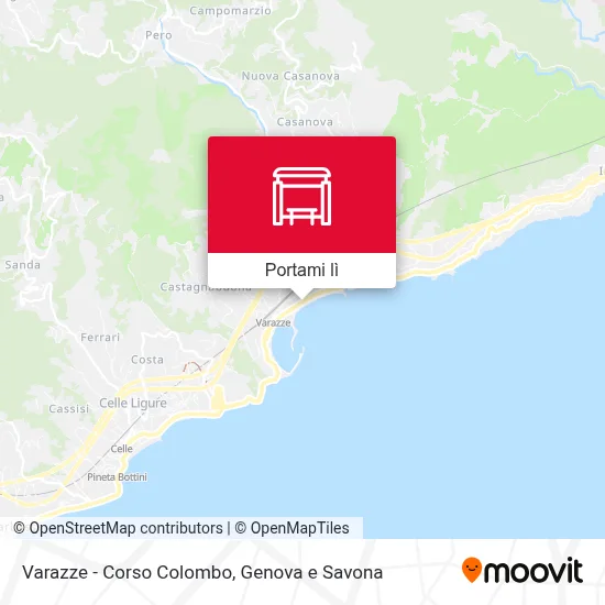 Mappa Varazze - Corso Colombo
