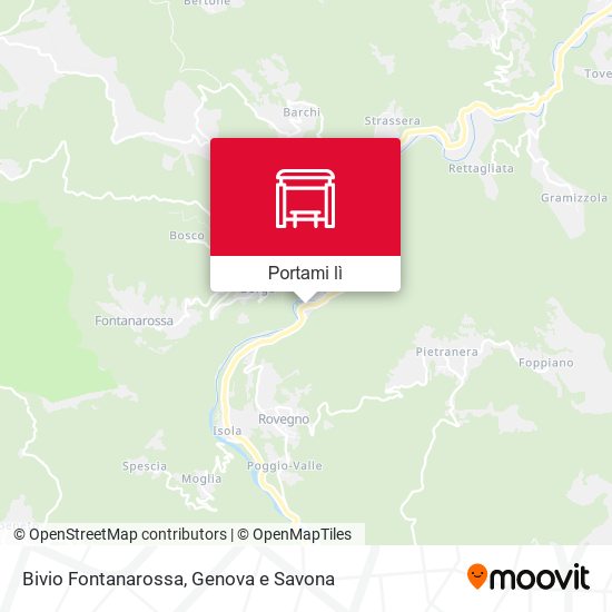 Mappa Bivio Fontanarossa