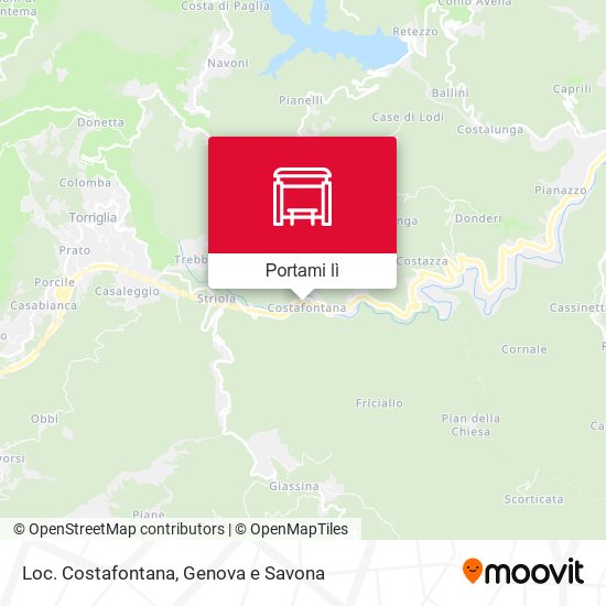 Mappa Loc. Costafontana