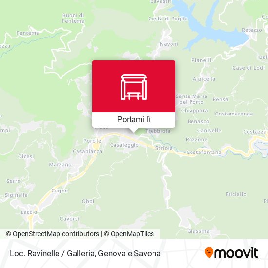 Mappa Loc. Ravinelle / Galleria