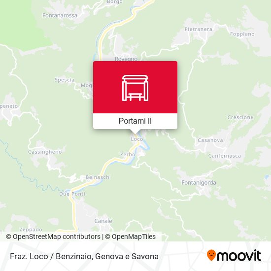 Mappa Fraz. Loco / Benzinaio