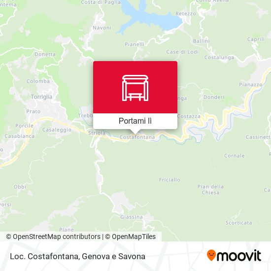 Mappa Loc. Costafontana