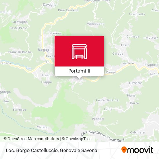 Mappa Loc. Borgo Castelluccio