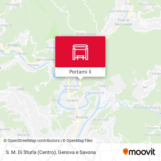 Mappa S. M. Di Sturla (Centro)