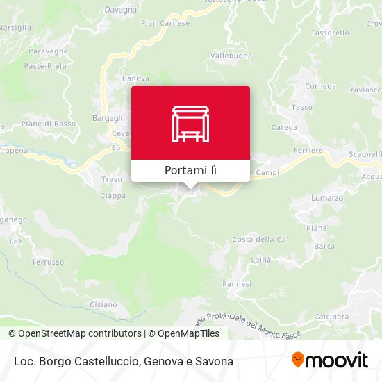Mappa Loc. Borgo Castelluccio
