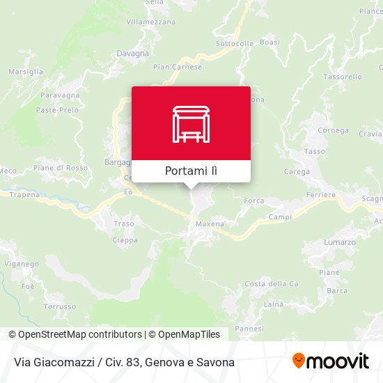 Mappa Via Giacomazzi / Civ. 83