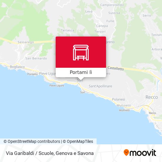 Mappa Via Garibaldi / Scuole
