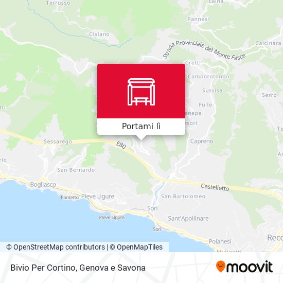 Mappa Bivio Per Cortino