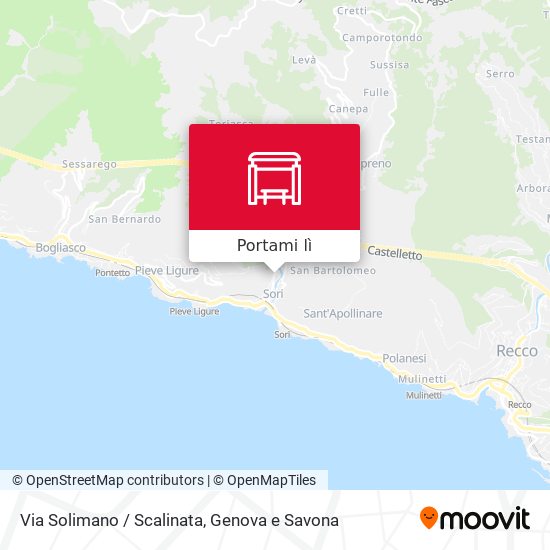 Mappa Via Solimano / Scalinata