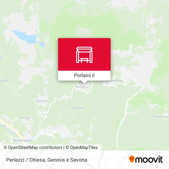 Mappa Perlezzi / Chiesa