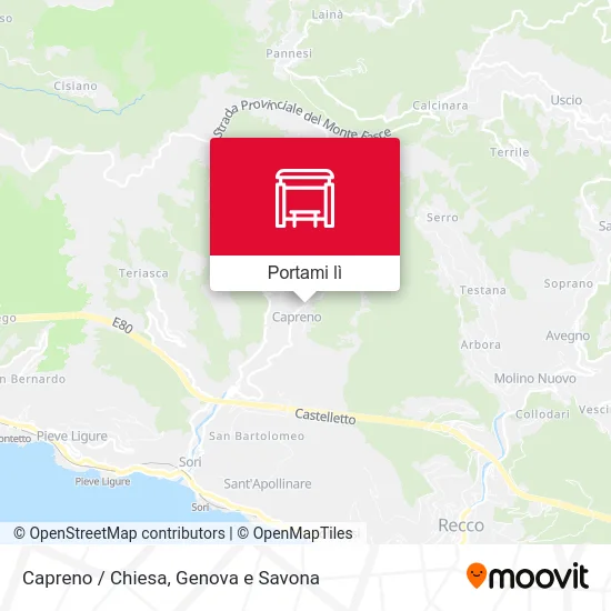 Mappa Capreno / Chiesa