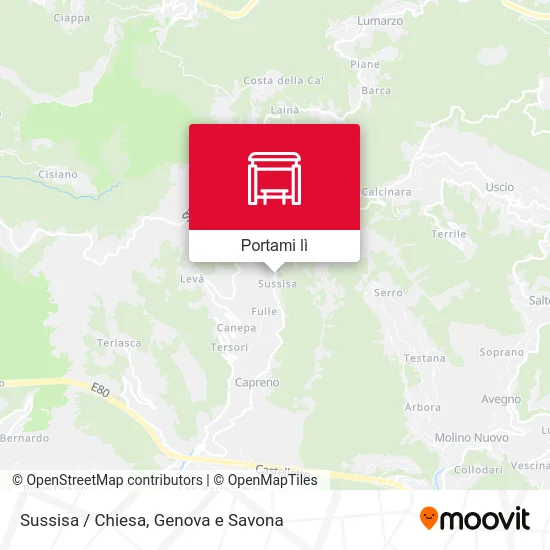 Mappa Sussisa / Chiesa