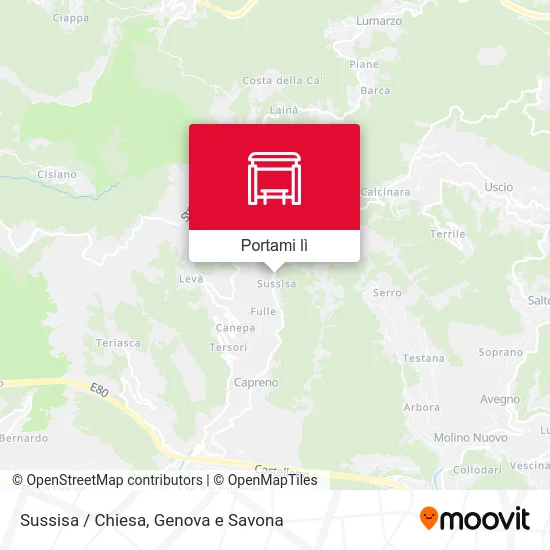 Mappa Sussisa / Chiesa