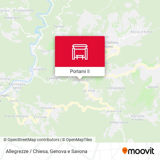 Mappa Allegrezze / Chiesa