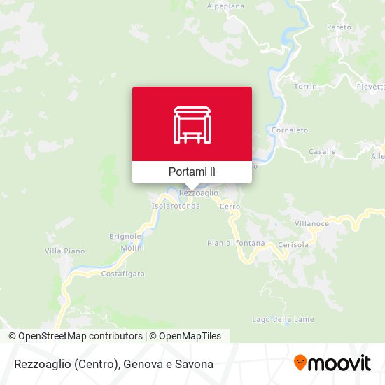 Mappa Rezzoaglio (Centro)