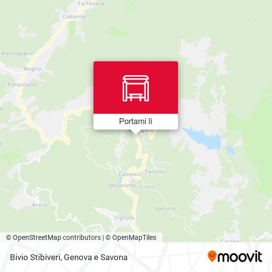 Mappa Bivio Stibiveri