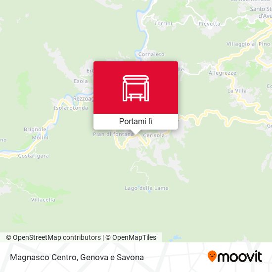 Mappa Magnasco Centro