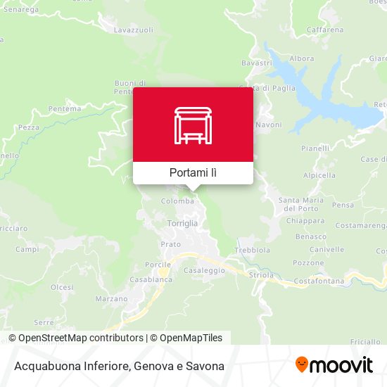 Mappa Acquabuona Inferiore